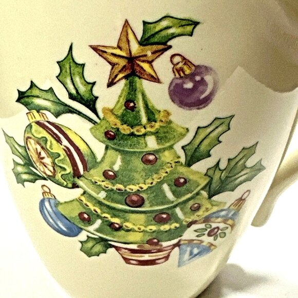 Lenox Holiday Mug for Phil Christmas Tree Name Fine Bone China Festive Gift - Picture 4 of 7